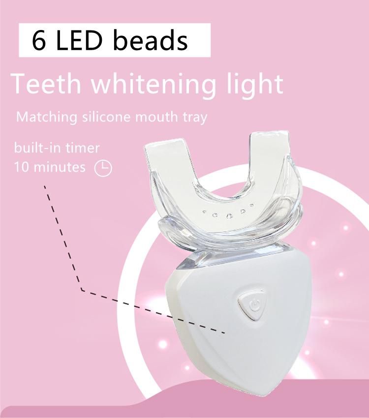 2020 New Product 6 LED Teeth Bleaching Gel Home Teeth Whitening Kit