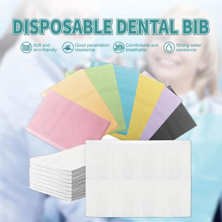 Surgical Disposable Medical Water Proof Dental Bib