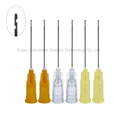 Factory Price Dental Stainless Steel Dispensing Irrigation Syringe Double Vent