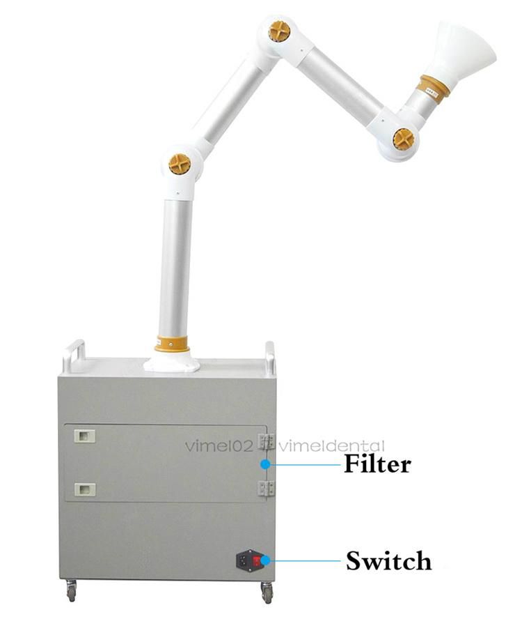 Dental Medical Air Purifier Extrator Oral Surgical Aerosol Suction Machine External UVC Disinfection System