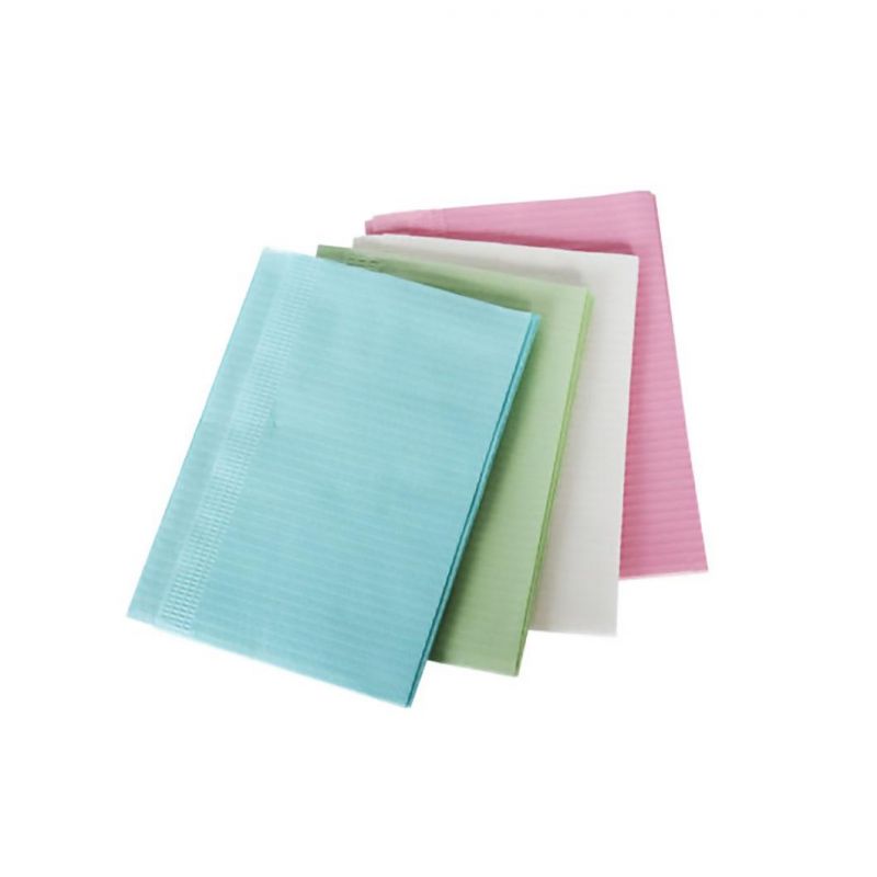 Safety Protection Disposable Colorful 3-Ply Changing Pad Medical Disposable Dental Bibs