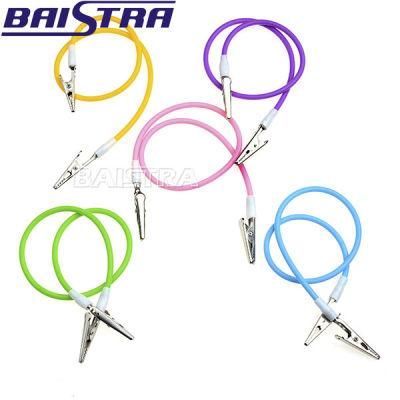 Dental Instrument Pink Flexible Ball Bib Clips Chain for Sale