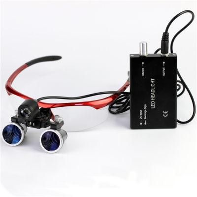 Dental Binocular Loupes with LED Headlamp Medical Lab Equipment