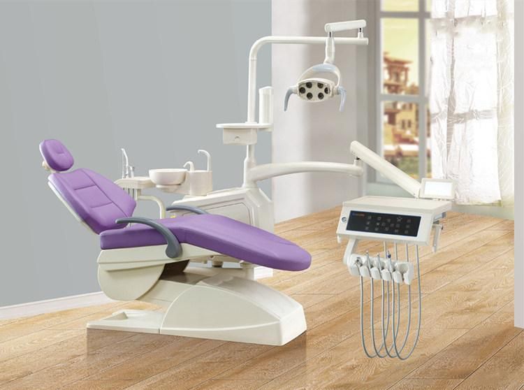 Dental Noiseless DC Motor Dental Chair Unit with LED Operating Light