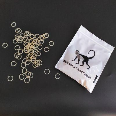 Animal Pattern Dental Elastic Rubber Bands / Orthodontic Elastic Tie O-Ring