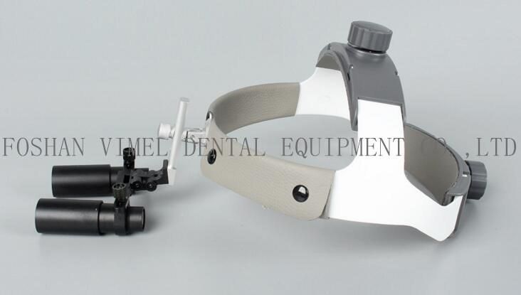 6.0X Medical Binocular Kepler Dental Loupe Surgical Examination Magnifier Headlamp