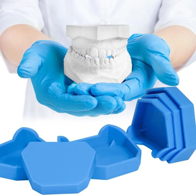 Steam Autoclave Silicone Impression Tray Base with 6 Different Size