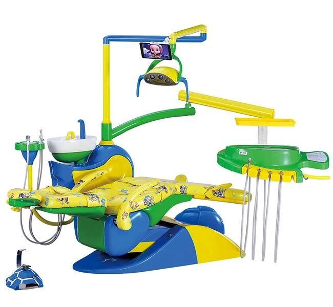 Dental Unit Equipment Children Dental Chair with Colourful Cartoon Design