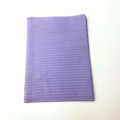 2022 Good Quality Dental Disposable 3ply 13&quot;X18&quot; Dental Waterproof Napkin Dental Bib