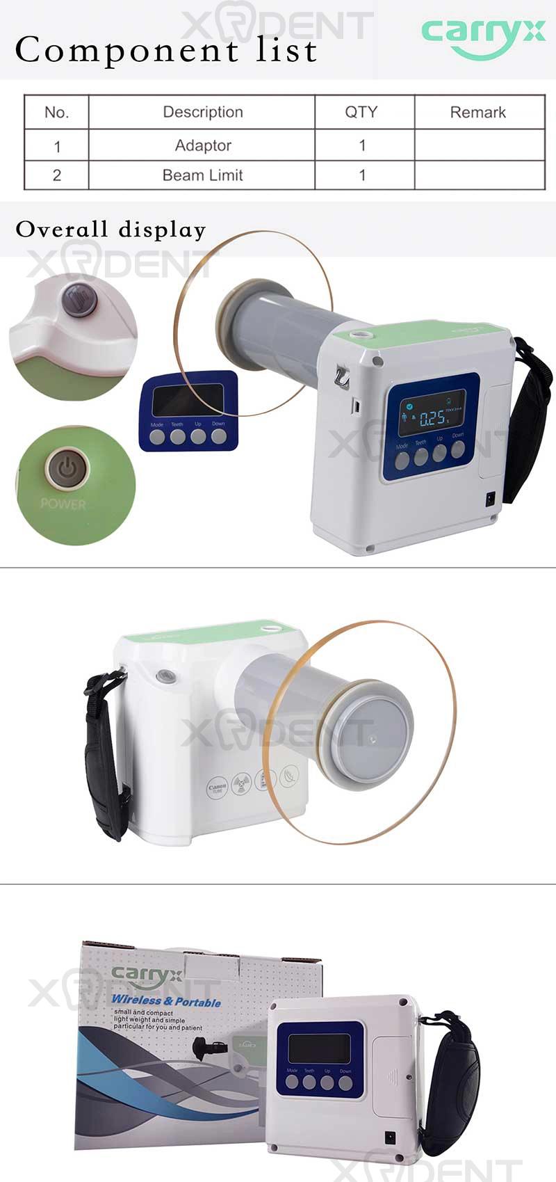 Most Safety Low Radiation 70kv Portable Dental X-ray Unit