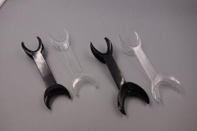 Hot Selling Transparent Black Doube Hook Cheek Retractor