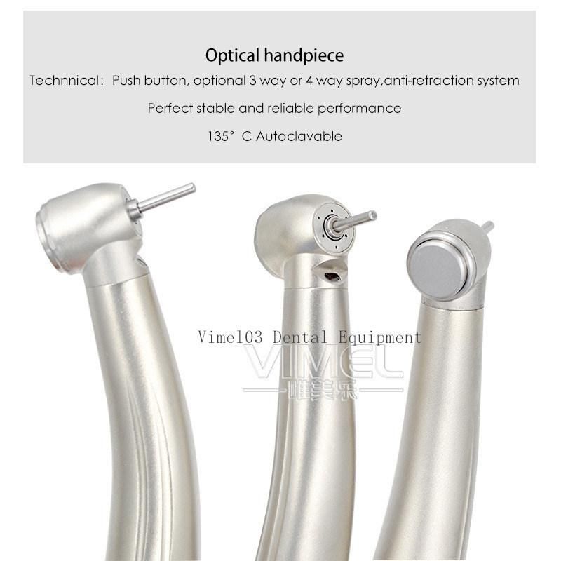 Dental Optical High Speed Handpieces Kavo Style LED Push Mini/Standard/Torque