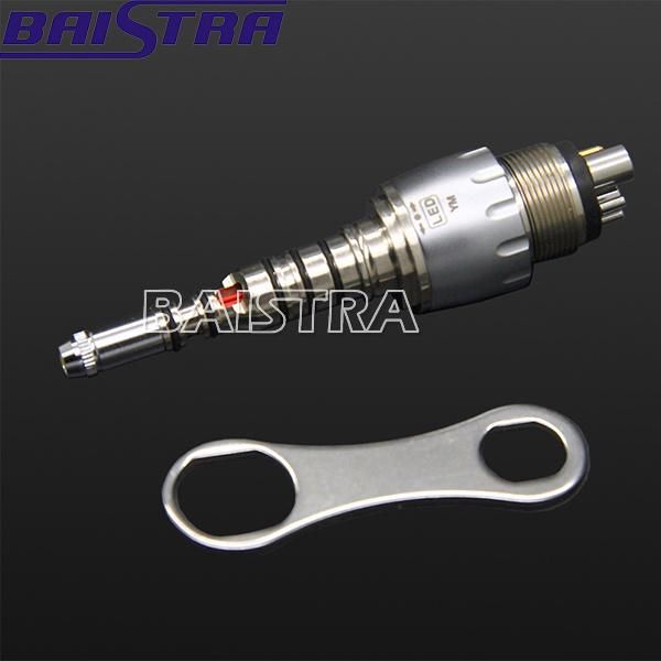 Azdent 6 Holes Fiber Optic Handpiece Use Dental Quick Coupling