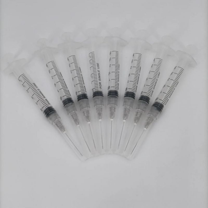 Disposable 3cc Medical Dental Syringe with Needle 3ml