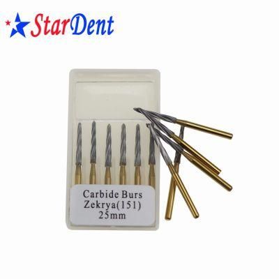 High Quality Dental High Speed Hard Carbide Burs Zekrya Fg Carbide Burs for Teeth Shape