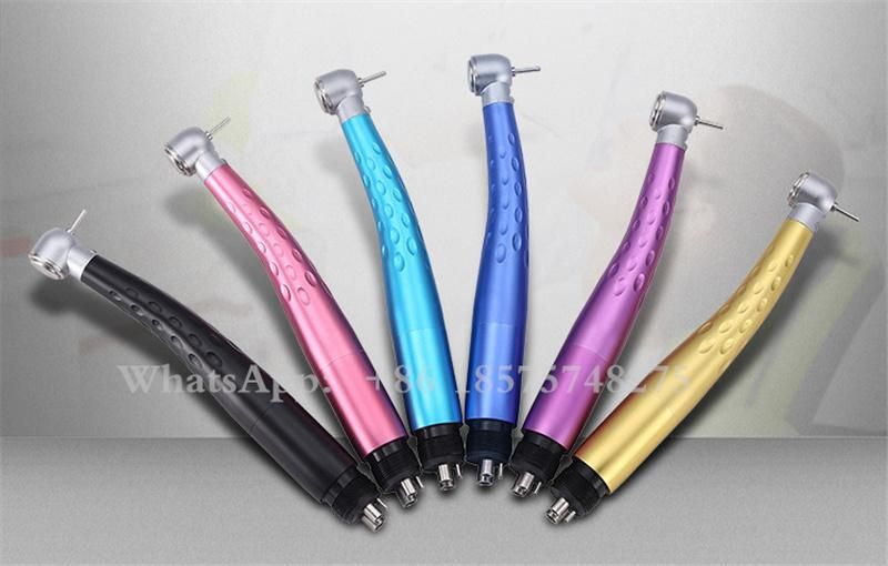 Dental LED Turbine High Speed Colorful Handpiece with E-Generator