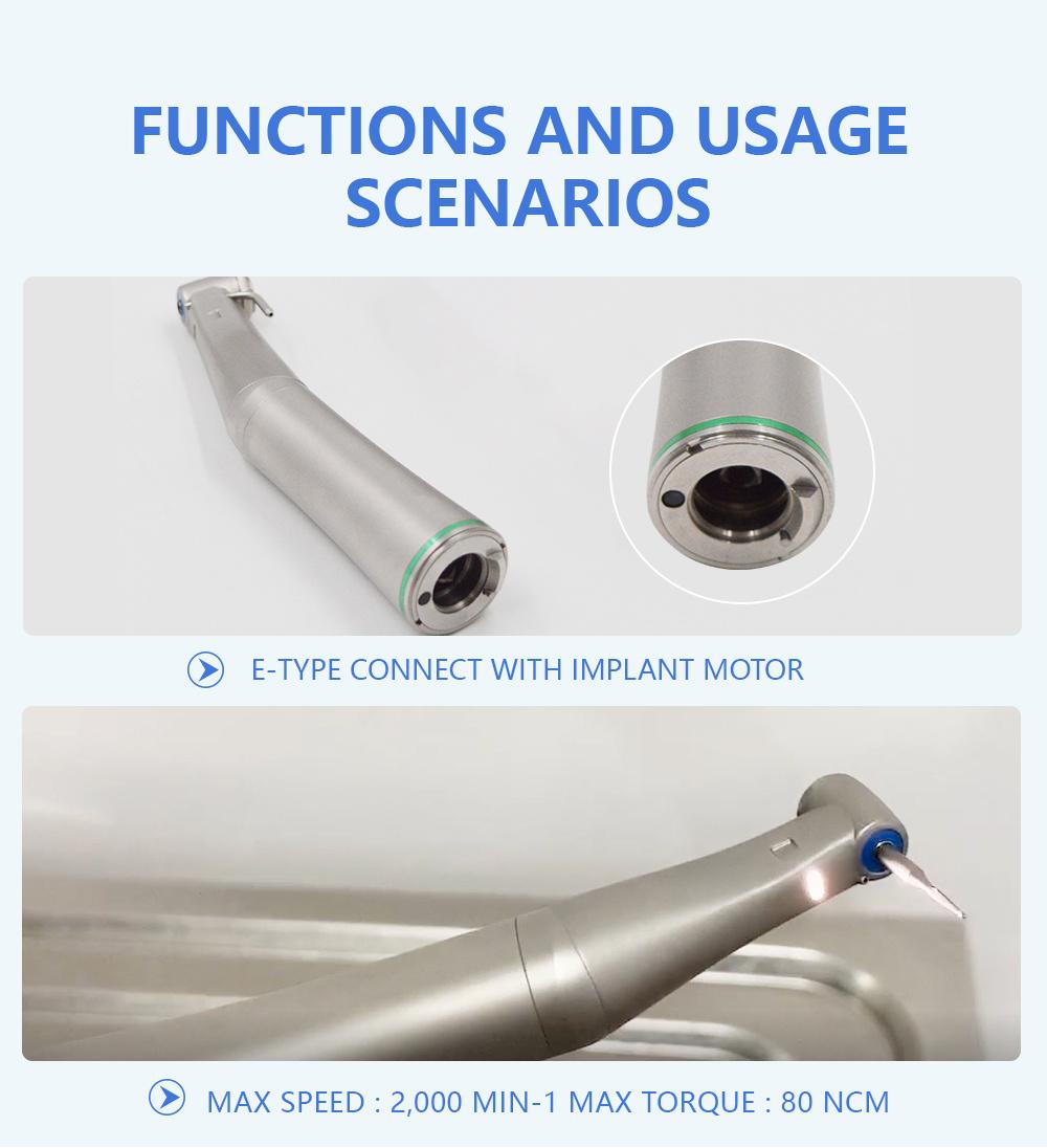 Contra Angle 20: 1 Dental Implant Contra Angle 20: 1 Handpiece Turbine Manufacturer