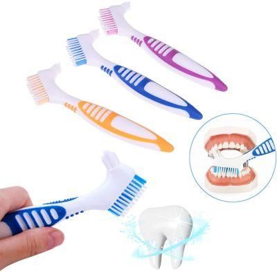 Customized Denture Toothbrush with Blister for Teeth Cleaning