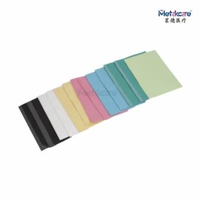 Custom Medical Disposable Waterproof Dental Bib 2ply Paper+1ply Poly Disposable Patient Dental Paper Bibs