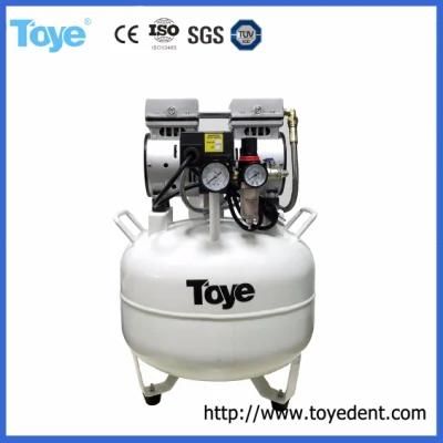 Hot Sale Dental Oil-Free Air Compressor Tank 32L Silent Piston Compressor