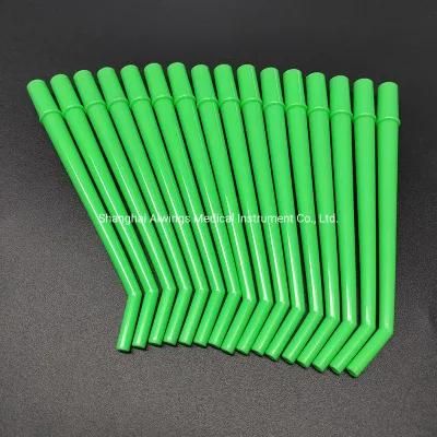 Dental Disposable Green Pre-Bent Surgical Aspirator Tips