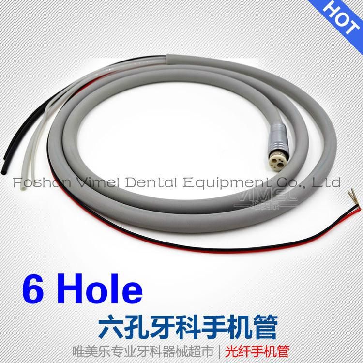 Dental Silicone Handpiece Tubing with 6hole Connector Unit Spare Parts