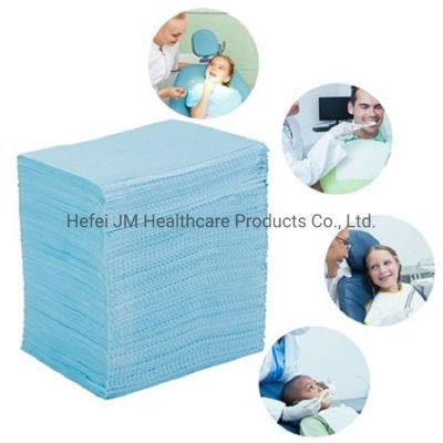 Stock Health Material Custom Disposable Dental Paper Bibs