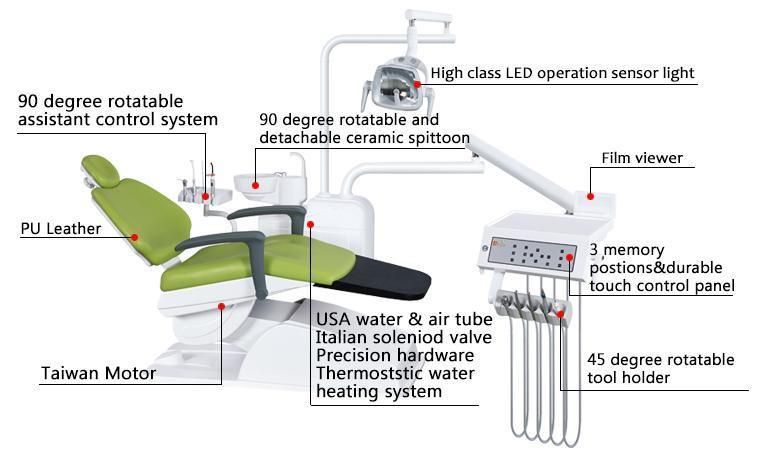 High Quality Dental Supply Foshan Dental Chair Unit for Sale