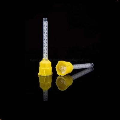 Plastic Disposable Dental Mixing Tips Yellow Mixer for Dental Impression