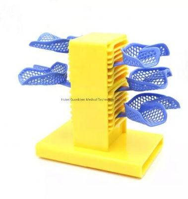 Dental Cuboid Bracket Both Side for Impression Tray Holder Dental Product Stand Shelf