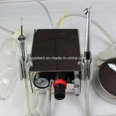 Medical Model Clinic Use Portable Dental Unit Turbine with Bottle