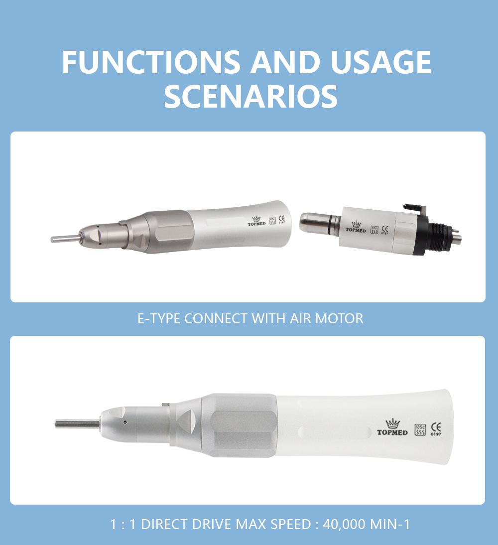 Medical Equipment Dental Handpiece Surgical Operation Straight Handpiece