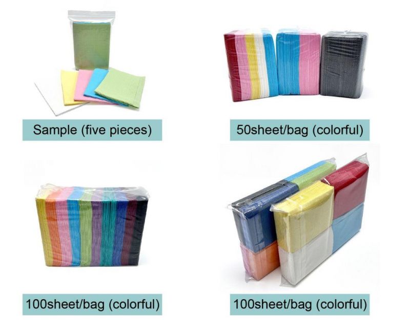 Colorful Waterproof Dental Disposable Bib