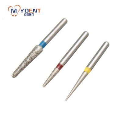 CE Certificate 5 PCS Pack Dental Diamond Burs