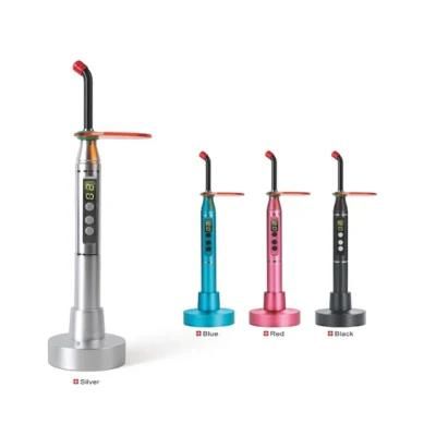 Colorful Three Work Models Cordless Dental Curing Light LED with Charge Base