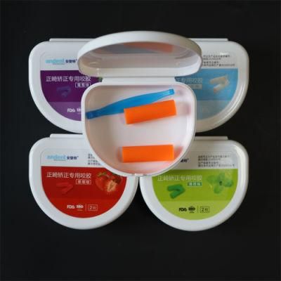 Dental Invisible Orthodontic Retainer Case with Braces Chewies
