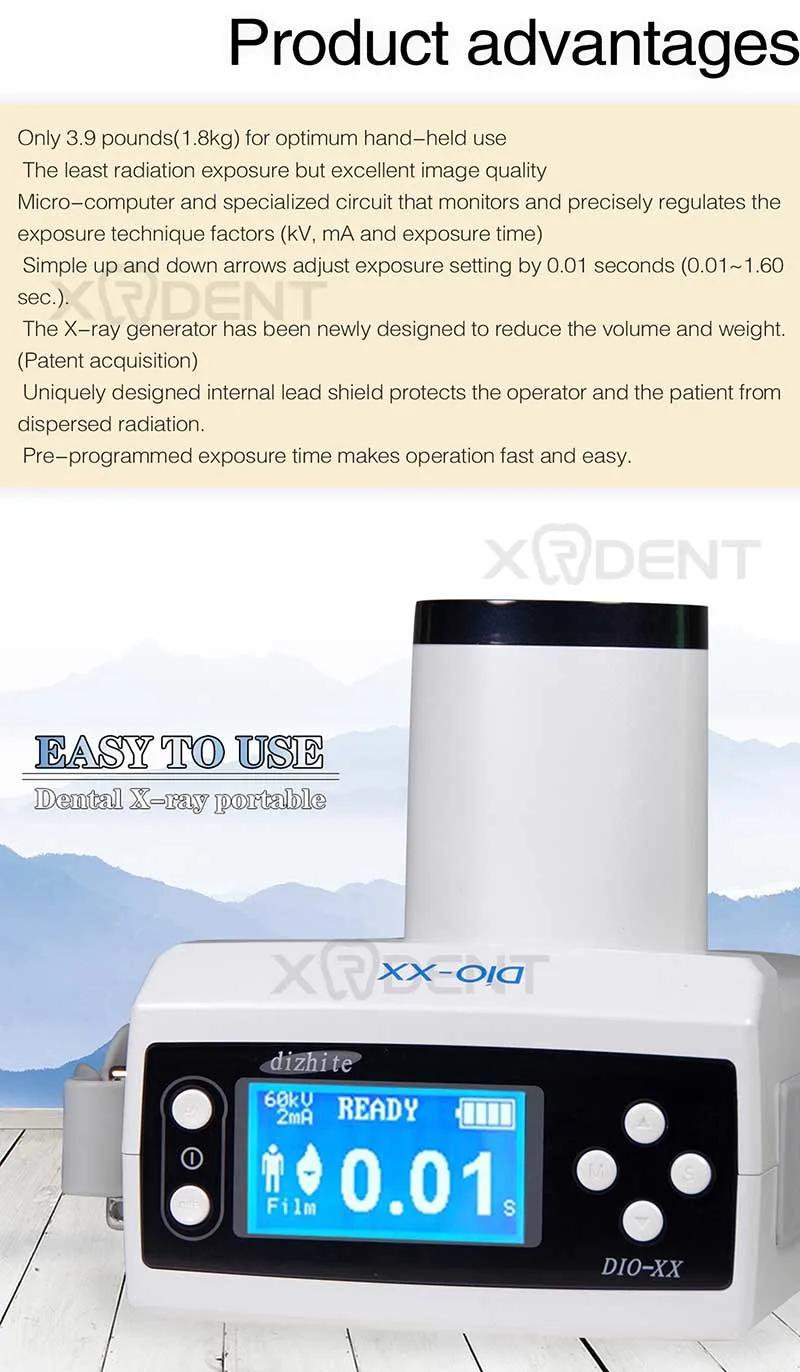 60kv HD Dental Portable X-ray Machine Korea Dio Digital X Ray