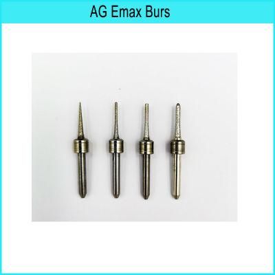 Amann Dental Emax Milling Bur for Mill Galss Ceramic Emax Lithium Disilicate 3mm Diamond Sand Coating with Amann Girrbach Cadcam