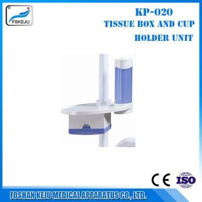 Tissue Box and Cup Holder Unit Kp-020 Dental Spare Parts for Dental Chair