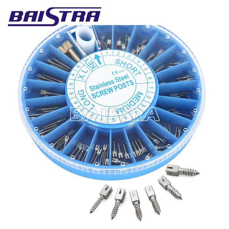 Dental Health Material Root Canal Treatment Dental Stainless Steel Screw Post