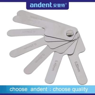 Dental Equipment Interproximal Stripping Slice Ruler for Tooth Gap Measure