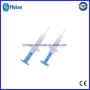 White and Blue Dental Straight Syringes