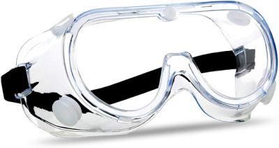 Plastic Breathable Adjustable Safety Goggles, Anti-Fog Protective Safety Glasses, Eye Protection