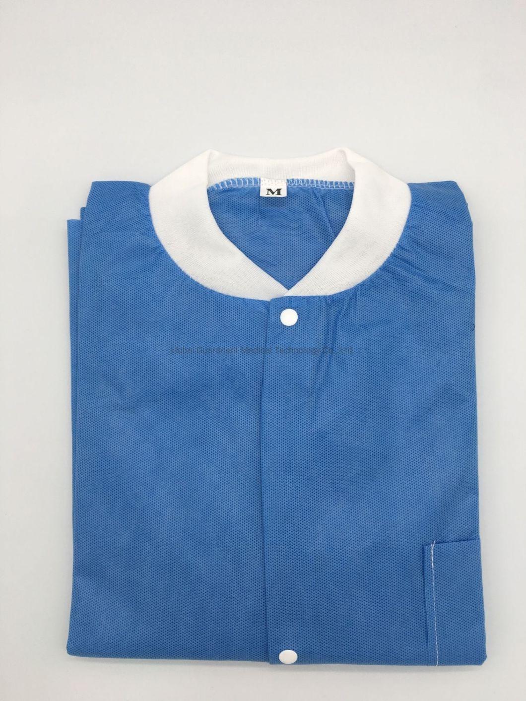 Disposable Medical Doctor Nursing Lab Coat Factory Cheap Price Lab Coat Different Size China Manufacture