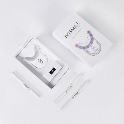 New Patented Wireless Recharge Teeth Whitening LED Light Home Kit