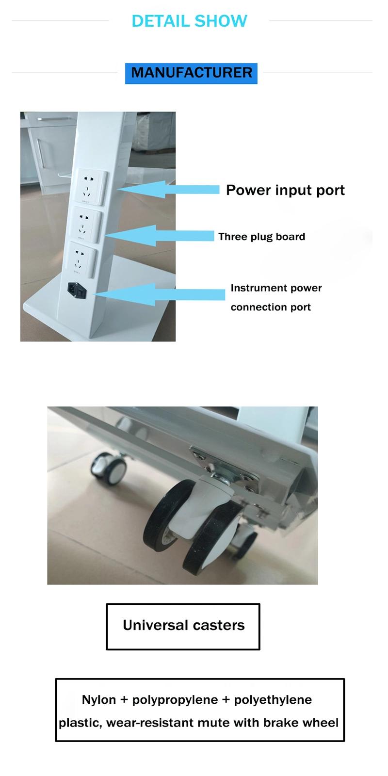 Portable Dental Trolley Cart with Drawer