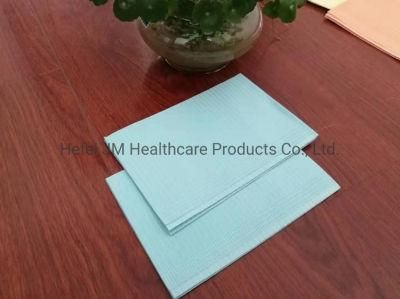 Ce Approved Sanitary Disposable Dental Apron Blue Bibs