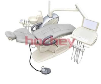 Hochey Medical Dental Equipment Manufacturer Factory Dental Chair Price Sale Medical Dental Unit Set Machine Luxury LED Dental Chairs