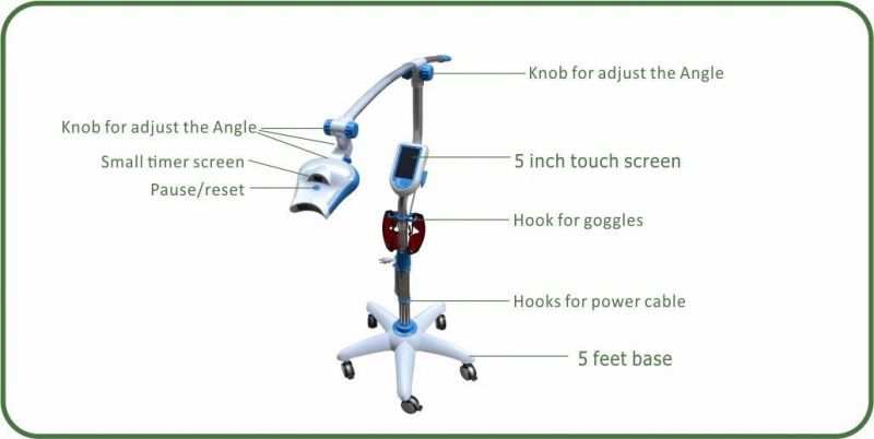 Dental LED Teeth Whitening Machine Bleaching Light with Camera MD885