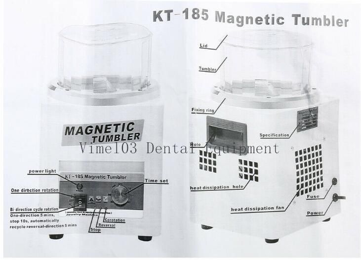 Magnetic Tumbler Jewelry Polisher Finisher Finishing Machine Kt-185